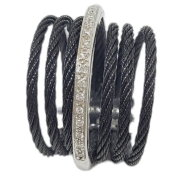 Charriol Celtic Noir Ring - Picture 3 of 7